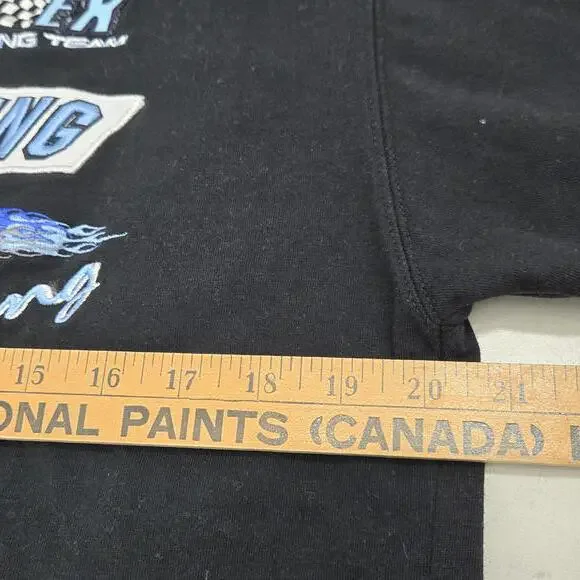 Vintage Exco T Shirt Men's Medium Racing Black Blue Tee Y2K - Picture 8 of 9